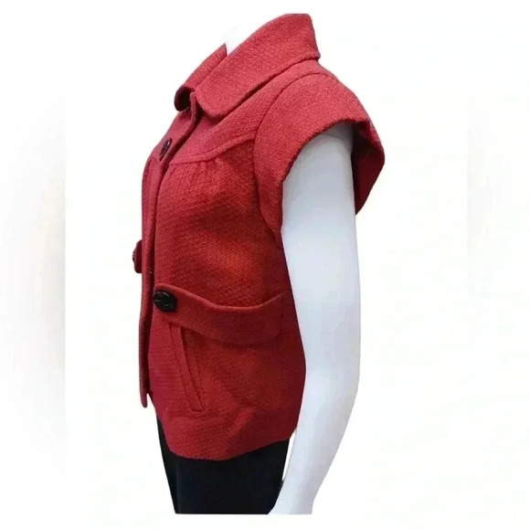 RW & Co Wool Blend Short Sleeve Collared  Jacket Size XS - Picture 2 of 10